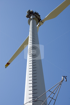To use this stock image in your creative project, please select the size you need over to the right and click the "Add to Cart" button.
Your downloaded image will come with the Cutcaster watermark removed so don’t worry about the watermark you see on this page. Mountain wind turbine stock photo, An high mountain wind turbine, pillar, ladder, anemometer by Roberto Marinello