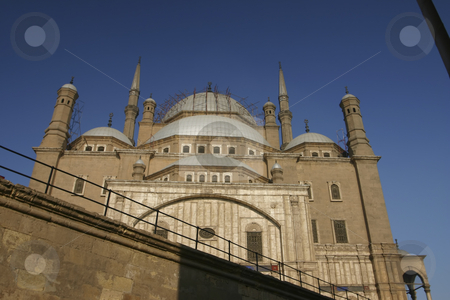 To use this stock image in your creative project, please select the size you need over to the right and click the "Add to Cart" button.
Your downloaded image will come with the Cutcaster watermark removed so don’t worry about the watermark you see on this page. Mosque in the Citadel stock photo, Minaret of the Mosque in the Citadel in Cairo Egypt by Sharron Schiefelbein