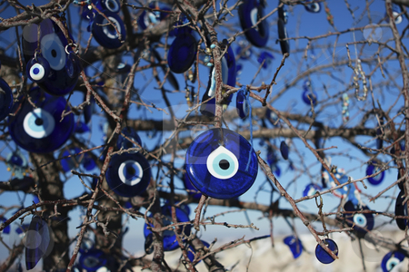 To use this stock image in your creative project, please select the size you need over to the right and click the "Add to Cart" button.
Your downloaded image will come with the Cutcaster watermark removed so don’t worry about the watermark you see on this page. 293 Evil-eye pendant tree in Turkey stock photo, The evil eye is to bring good luck to the wearer and is bought in Turkey by Sharron Schiefelbein
