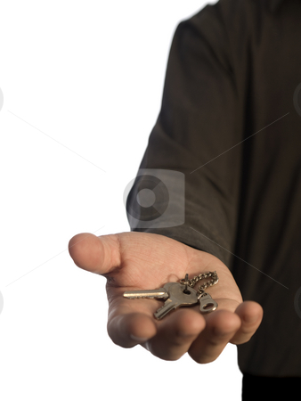 To use this stock image in your creative project, please select the size you need over to the right and click the "Add to Cart" button.
Your downloaded image will come with the Cutcaster watermark removed so don’t worry about the watermark you see on this page. Man holding keys stock photo, A man holding a pair of keys on his hand over a white background. by Ignacio Gonzalez Prado