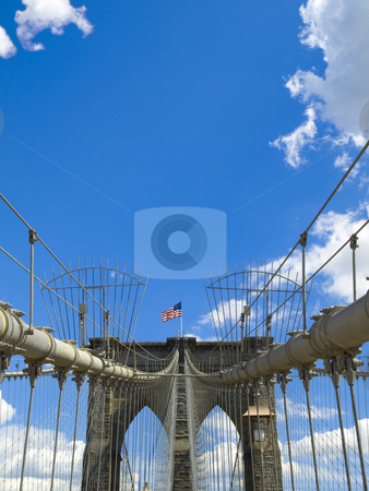 To use this stock image in your creative project, please select the size you need over to the right and click the "Add to Cart" button.
Your downloaded image will come with the Cutcaster watermark removed so don’t worry about the watermark you see on this page. Brooklyn bridge stock photo, A view of the Brooklyn bridge with a blue sky on the background. by Ignacio Gonzalez Prado