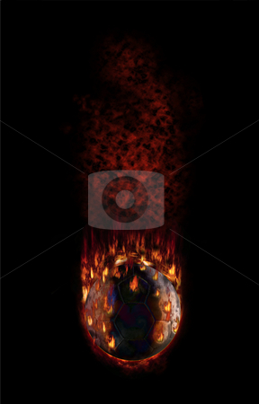 To use this stock image in your creative project, please select the size you need over to the right and click the "Add to Cart" button.
Your downloaded image will come with the Cutcaster watermark removed so don’t worry about the watermark you see on this page. Football falling with fume and flames stock photo, Burning football falling fast as hell by Reinhart Eo