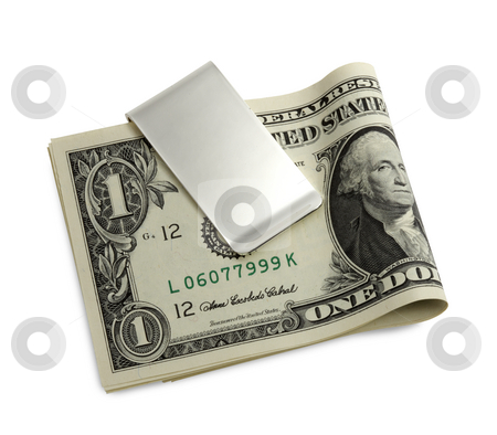 To use this stock image in your creative project, please select the size you need over to the right and click the "Add to Cart" button.
Your downloaded image will come with the Cutcaster watermark removed so don’t worry about the watermark you see on this page. Silver money clip stock photo, Silver money clip holding dollar bills by James Barber