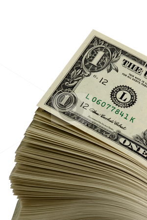 To use this stock image in your creative project, please select the size you need over to the right and click the "Add to Cart" button.
Your downloaded image will come with the Cutcaster watermark removed so don’t worry about the watermark you see on this page. Stack of singles stock photo, Stack of dollar bills shot on white background by James Barber