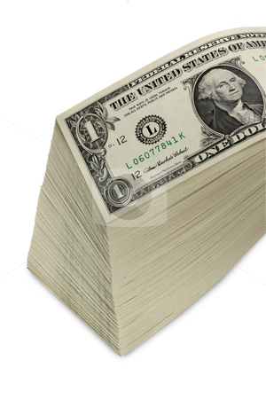 To use this stock image in your creative project, please select the size you need over to the right and click the "Add to Cart" button.
Your downloaded image will come with the Cutcaster watermark removed so don’t worry about the watermark you see on this page. Stack of dollars stock photo, Tall stack of dollar bills by James Barber