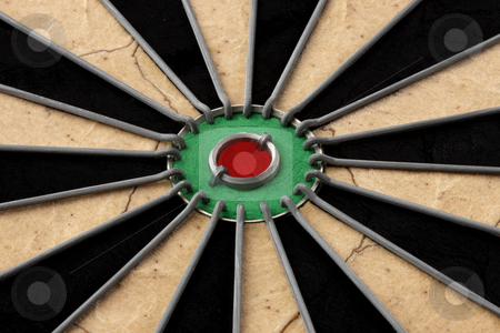 To use this stock image in your creative project, please select the size you need over to the right and click the "Add to Cart" button.
Your downloaded image will come with the Cutcaster watermark removed so don’t worry about the watermark you see on this page. Bullseye! stock photo, Closeup shot of dart board's bullseye by James Barber