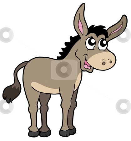 To use this stock image in your creative project, please select the size you need over to the right and click the "Add to Cart" button.
Your downloaded image will come with the Cutcaster watermark removed so don’t worry about the watermark you see on this page. Cute donkey stock vector clipart, Cute donkey on white background - vector illustration. by Klara Viskova