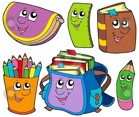 To use this stock image in your creative project, please select the size you need over to the right and click the "Add to Cart" button.
Your downloaded image will come with the Cutcaster watermark removed so don’t worry about the watermark you see on this page. Back to school collection 5 stock vector clipart, Back to school collection 5 - vector illustration. by Klara Viskova