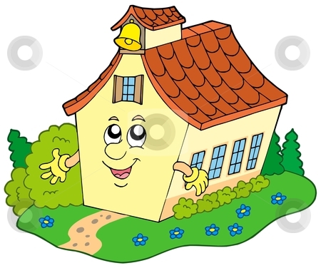 To use this stock image in your creative project, please select the size you need over to the right and click the "Add to Cart" button.
Your downloaded image will come with the Cutcaster watermark removed so don’t worry about the watermark you see on this page. Cartoon school building stock vector clipart, Cartoon school building - vector illustration. by Klara Viskova
