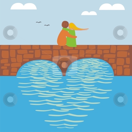 To use this stock image in your creative project, please select the size you need over to the right and click the "Add to Cart" button.
Your downloaded image will come with the Cutcaster watermark removed so don’t worry about the watermark you see on this page. Vector illustration of young couple in love on a bridge stock vector clipart, Vector illustration of young couple in love on a bridge by pilgrim.artworks