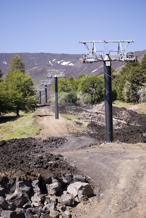To use this stock image in your creative project, please select the size you need over to the right and click the "Add to Cart" button.
Your downloaded image will come with the Cutcaster watermark removed so don’t worry about the watermark you see on this page. Cableway Of North Etna stock photo, The image shows the new cable way of m.te Etna (north) by Antonino Sicali