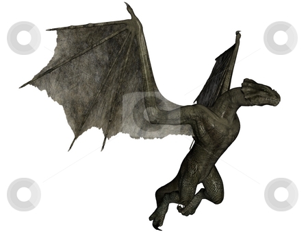To use this stock image in your creative project, please select the size you need over to the right and click the "Add to Cart" button.
Your downloaded image will come with the Cutcaster watermark removed so don’t worry about the watermark you see on this page. Attacking wyvern stock photo, 3D rendered fantasy wyvern on white background isolated. by Patrik Ruzic