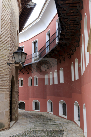 To use this stock image in your creative project, please select the size you need over to the right and click the "Add to Cart" button.
Your downloaded image will come with the Cutcaster watermark removed so don’t worry about the watermark you see on this page. Narrow street in Pueblo Espanol, Palma, Mallorca stock photo, Narrow street in Pueblo Espanol, Palma, Mallorca by Sharron Schiefelbein