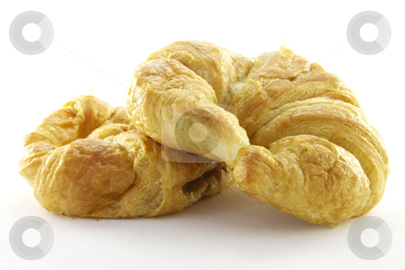 To use this stock image in your creative project, please select the size you need over to the right and click the "Add to Cart" button.
Your downloaded image will come with the Cutcaster watermark removed so don’t worry about the watermark you see on this page. Croissant stock photo, Golden flakey delicious baked croissant on a white background by Keith Wilson