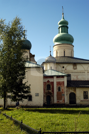 To use this stock image in your creative project, please select the size you need over to the right and click the "Add to Cart" button.
Your downloaded image will come with the Cutcaster watermark removed so don’t worry about the watermark you see on this page. Monastery of the Resurrection Church stock photo, Russia, Goritzy, Monastery of the Resurrection, (founded by Saint Cyril in 1397), (Vologda Oblast) by David Ryan