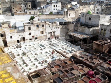 To use this stock image in your creative project, please select the size you need over to the right and click the "Add to Cart" button.
Your downloaded image will come with the Cutcaster watermark removed so don’t worry about the watermark you see on this page. Fez Morocco - medina. stock photo, Colorful city, Fez in Morocco. Beauty aerial view. by Tomasz Parys