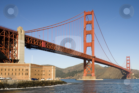 To use this stock image in your creative project, please select the size you need over to the right and click the "Add to Cart" button.
Your downloaded image will come with the Cutcaster watermark removed so don’t worry about the watermark you see on this page. Golden Gate Bridge III stock photo, View of the golden gate bridge san francisco by Darren Pattterson