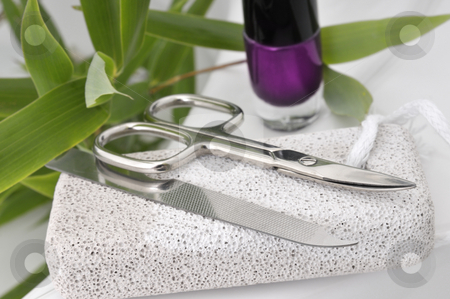 To use this stock image in your creative project, please select the size you need over to the right and click the "Add to Cart" button.
Your downloaded image will come with the Cutcaster watermark removed so don’t worry about the watermark you see on this page. Manicure stock photo, Manicure Set and nail polish by Carmen Steiner