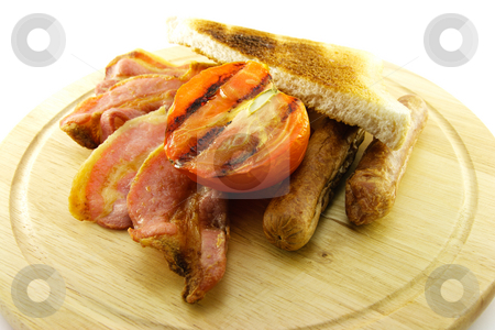 To use this stock image in your creative project, please select the size you need over to the right and click the "Add to Cart" button.
Your downloaded image will come with the Cutcaster watermark removed so don’t worry about the watermark you see on this page. Cooked Breakfast Items on a Wooden Plate stock photo, Delicious cooked breakfast items on a wooden plate on a white background by Keith Wilson