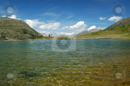 To use this stock image in your creative project, please select the size you need over to the right and click the "Add to Cart" button.
Your downloaded image will come with the Cutcaster watermark removed so don’t worry about the watermark you see on this page. Alpine lake scenery stock photo, Alpine lake scenery (Simplon Pass, Switzerland) by ALESSANDRO TERMIGNONE