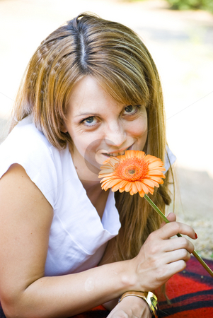 To use this stock image in your creative project, please select the size you need over to the right and click the "Add to Cart" button.
Your downloaded image will come with the Cutcaster watermark removed so don’t worry about the watermark you see on this page. Beautiful young woman with flower stock photo, Beautiful young blonde woman with flower by Desislava Dimitrova