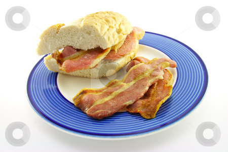 To use this stock image in your creative project, please select the size you need over to the right and click the "Add to Cart" button.
Your downloaded image will come with the Cutcaster watermark removed so don’t worry about the watermark you see on this page. Cooked Breakfast Items on a Plate stock photo, Delicious cooked breakfast items with baguette on a plate on a white background by Keith Wilson