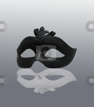 To use this stock image in your creative project, please select the size you need over to the right and click the "Add to Cart" button.
Your downloaded image will come with the Cutcaster watermark removed so don’t worry about the watermark you see on this page. Mask stock photo, Black Mask with white reflection, over gray background by Fabio Alcini