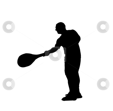 To use this stock image in your creative project, please select the size you need over to the right and click the "Add to Cart" button.
Your downloaded image will come with the Cutcaster watermark removed so don’t worry about the watermark you see on this page. Tennis player stock photo, Silhouette of a tennis player over white background by Fabio Alcini