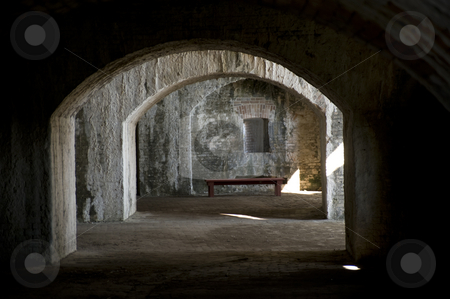 To use this stock image in your creative project, please select the size you need over to the right and click the "Add to Cart" button.
Your downloaded image will come with the Cutcaster watermark removed so don’t worry about the watermark you see on this page. Civil War Fort Casement stock photo, Casements in a civil war fort, where the cannons were aimed loaded from. (Fort Pickens, Gulf Islands National Seashore) by A Cotton Photo