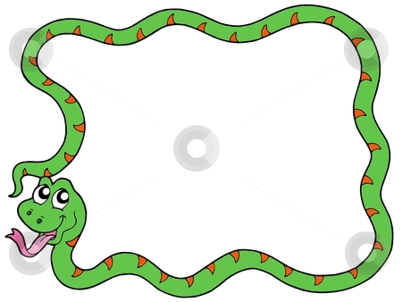 To use this stock image in your creative project, please select the size you need over to the right and click the "Add to Cart" button.
Your downloaded image will come with the Cutcaster watermark removed so don’t worry about the watermark you see on this page. Snake vector frame stock vector clipart, Snake frame 2 on white background - vector illustration. by Klara Viskova