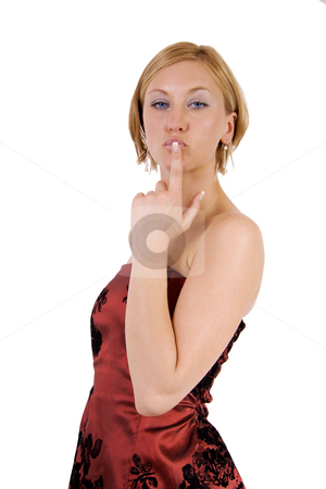 To use this stock image in your creative project, please select the size you need over to the right and click the "Add to Cart" button.
Your downloaded image will come with the Cutcaster watermark removed so don’t worry about the watermark you see on this page. Blowing a kiss stock photo, Blond woman is a red cocktail dress is blowing a kiss with her finger by Daniel Kafer
