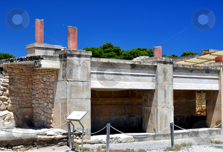 To use this stock image in your creative project, please select the size you need over to the right and click the "Add to Cart" button.
Your downloaded image will come with the Cutcaster watermark removed so don’t worry about the watermark you see on this page. Archaeological site of Knossos. Minoan Palace. Crete. stock photo, Travel photography: Ancient ruins: Knossos Palace in Crete, Greece by Fernando Barozza