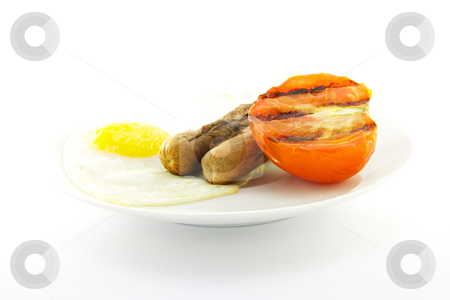 To use this stock image in your creative project, please select the size you need over to the right and click the "Add to Cart" button.
Your downloaded image will come with the Cutcaster watermark removed so don’t worry about the watermark you see on this page. Cooked Breakfast Items on a Plate stock photo, Delicious cooked breakfast items with char-grilled tomato on a plate on a white background by Keith Wilson