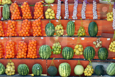 To use this stock image in your creative project, please select the size you need over to the right and click the "Add to Cart" button.
Your downloaded image will come with the Cutcaster watermark removed so don’t worry about the watermark you see on this page. As fruits and vegetables stock photo, Street shop for fruits and vegetables by Bernardo Varela