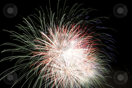 To use this stock image in your creative project, please select the size you need over to the right and click the "Add to Cart" button.
Your downloaded image will come with the Cutcaster watermark removed so don’t worry about the watermark you see on this page. Firework stock photo, Firework display against black sky by Yann Poirier