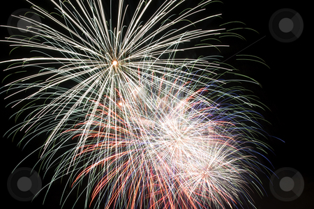 To use this stock image in your creative project, please select the size you need over to the right and click the "Add to Cart" button.
Your downloaded image will come with the Cutcaster watermark removed so don’t worry about the watermark you see on this page. Firework stock photo, Firework display against black sky by Yann Poirier