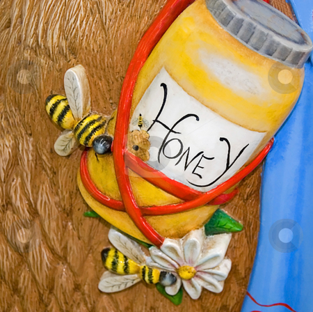 To use this stock image in your creative project, please select the size you need over to the right and click the "Add to Cart" button.
Your downloaded image will come with the Cutcaster watermark removed so don’t worry about the watermark you see on this page. Painted Honey Jar stock photo, This photo is a couple of honeybees with a painted honey jar. by Valerie Garner