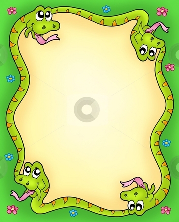 To use this stock image in your creative project, please select the size you need over to the right and click the "Add to Cart" button.
Your downloaded image will come with the Cutcaster watermark removed so don’t worry about the watermark you see on this page. Snake frame with flowers 3 stock photo, Snake frame with flowers 3 - color illustration. by Klara Viskova