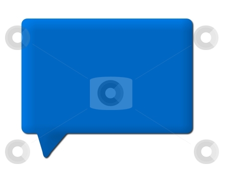 To use this stock image in your creative project, please select the size you need over to the right and click the "Add to Cart" button.
Your downloaded image will come with the Cutcaster watermark removed so don’t worry about the watermark you see on this page. Speech Bubble Blue stock photo, Blue speech bubble on white background by Henrik Lehnerer