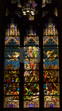 To use this stock image in your creative project, please select the size you need over to the right and click the "Add to Cart" button.
Your downloaded image will come with the Cutcaster watermark removed so don’t worry about the watermark you see on this page. Conquering King on Horseback Stained Glass St. Patrick's Cathedr stock photo, Conquering King on Horseback Stained Glass Saint Patrick's Cathedral New York City by William Perry