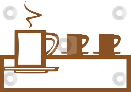 To use this stock image in your creative project, please select the size you need over to the right and click the "Add to Cart" button.
Your downloaded image will come with the Cutcaster watermark removed so don’t worry about the watermark you see on this page. Line of Coffee Mugs stock vector clipart, Basic coffee mug design good for posters or signs. by Jeffrey Thompson