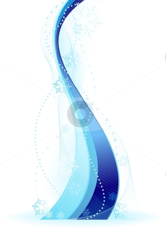 To use this stock image in your creative project, please select the size you need over to the right and click the "Add to Cart" button.
Your downloaded image will come with the Cutcaster watermark removed so don’t worry about the watermark you see on this page. Winter card with blue fantasy wave and snow flakes stock vector clipart, Blue vector fantasy wave with snow flakes. Use of linear gradients, blends, global colors. by Ina Wendrock