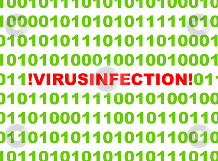 To use this stock image in your creative project, please select the size you need over to the right and click the "Add to Cart" button.
Your downloaded image will come with the Cutcaster watermark removed so don’t worry about the watermark you see on this page. Computer virus infection stock photo, Background of binary numbers with virus infection. by Martin Crowdy