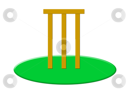 To use this stock image in your creative project, please select the size you need over to the right and click the "Add to Cart" button.
Your downloaded image will come with the Cutcaster watermark removed so don’t worry about the watermark you see on this page. Cricket stumps and bails stock photo, Wooden cricket stumps and bails on grass, isolated on white background. by Martin Crowdy