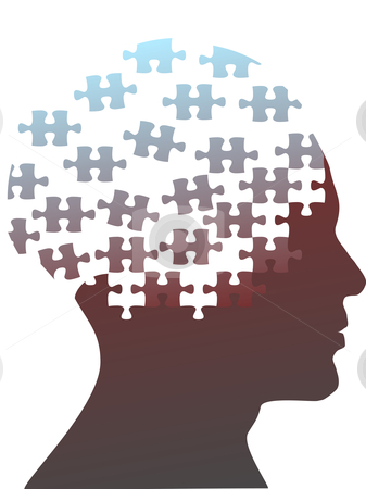 To use this stock image in your creative project, please select the size you need over to the right and click the "Add to Cart" button.
Your downloaded image will come with the Cutcaster watermark removed so don’t worry about the watermark you see on this page. Jigsaw puzzle pieces as mind head of a man stock vector clipart, Jigsaw puzzle pieces as the mind in the profile head of the profile of a man. by Michael Brown