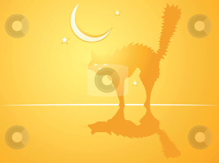 To use this stock image in your creative project, please select the size you need over to the right and click the "Add to Cart" button.
Your downloaded image will come with the Cutcaster watermark removed so don’t worry about the watermark you see on this page. Halloween Cat Background stock vector clipart, Softly orange colored desktop background, halloween themed with witch's cat. by Jeffrey Thompson