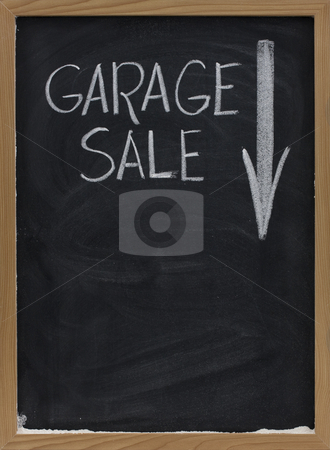 To use this stock image in your creative project, please select the size you need over to the right and click the "Add to Cart" button.
Your downloaded image will come with the Cutcaster watermark removed so don’t worry about the watermark you see on this page. Garage sale blackboard sign stock photo, Garage sale text handwritten with white chalk on vertical blackboard with arrow and copy space below by Marek Uliasz