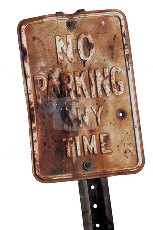 To use this stock image in your creative project, please select the size you need over to the right and click the "Add to Cart" button.
Your downloaded image will come with the Cutcaster watermark removed so don’t worry about the watermark you see on this page. Rusty no parking sign stock photo, Old, rusty, no parking any time sign with bullet holes, isolated on white by Marek Uliasz