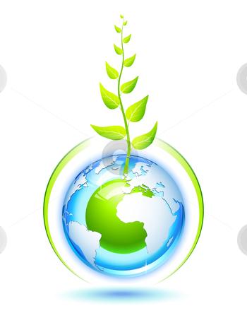 To use this stock image in your creative project, please select the size you need over to the right and click the "Add to Cart" button.
Your downloaded image will come with the Cutcaster watermark removed so don’t worry about the watermark you see on this page. Living Earth stock vector clipart, Environmental concept for preservation of the Earth by Laurent Renault