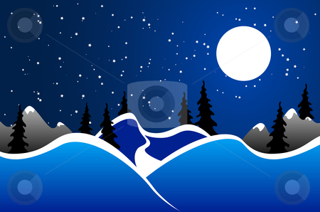 To use this stock image in your creative project, please select the size you need over to the right and click the "Add to Cart" button.
Your downloaded image will come with the Cutcaster watermark removed so don’t worry about the watermark you see on this page. Winter background stock vector clipart, Winter background, moon, fir-tree silhouette, nature, snow by Vadym Nechyporenko